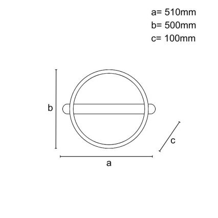 LED Candeeiro de tecto regulável LED/60W/230V 3000-6500K + controlo remoto