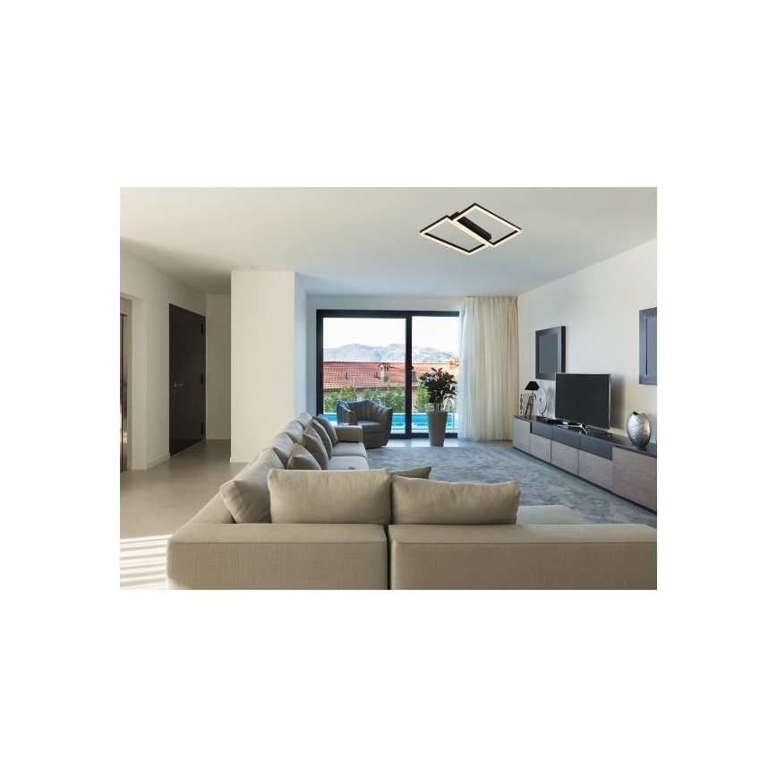 LED Candeeiro de teto regulável LED/65W/230V 3000-6500K + controlo remoto