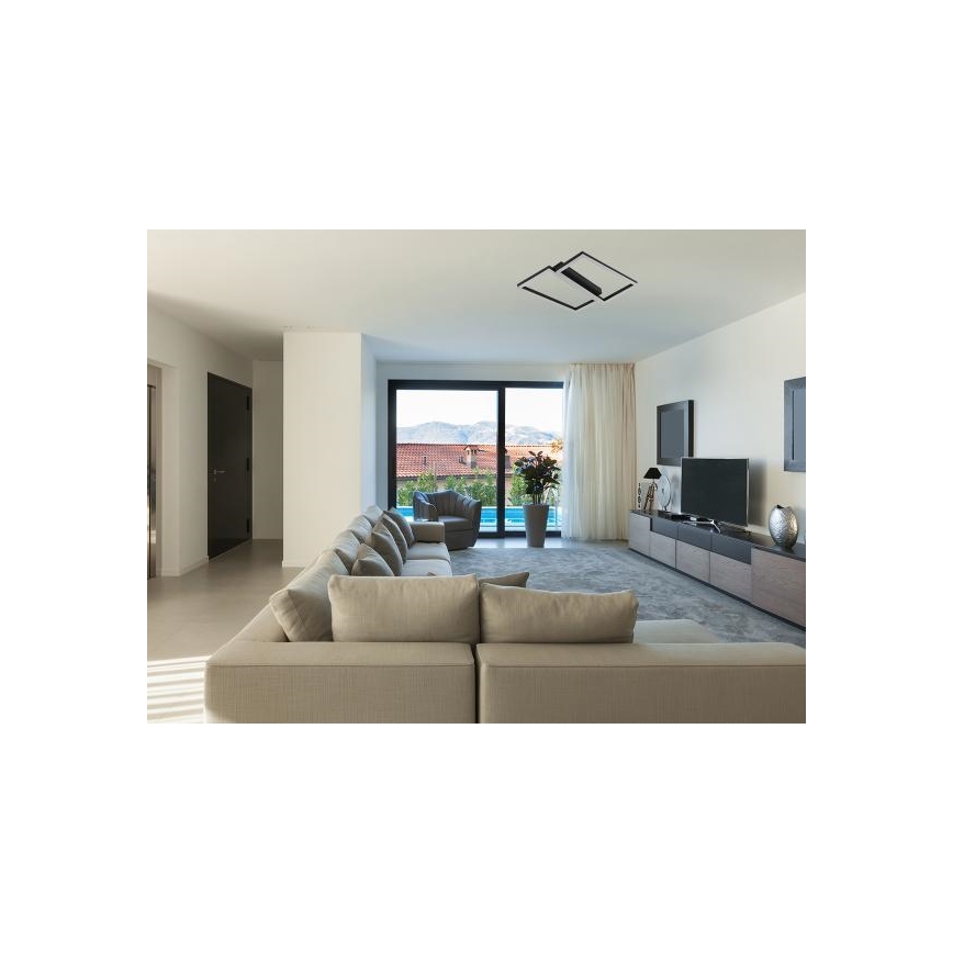 LED Candeeiro de teto regulável LED/65W/230V 3000-6500K + controlo remoto