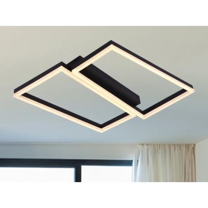 LED Candeeiro de teto regulável LED/65W/230V 3000-6500K + controlo remoto