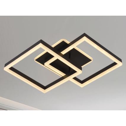 LED Candeeiro de teto regulável LED/80W/230V 3000-6500K + comando remoto