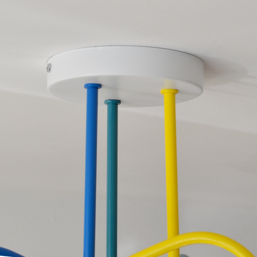 LED Candelabro integrado de criança OXFORD 3xE27/15W/230V