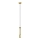 LED Candelabro suspenso BARS 1xGU10/4,8W/230V dourado