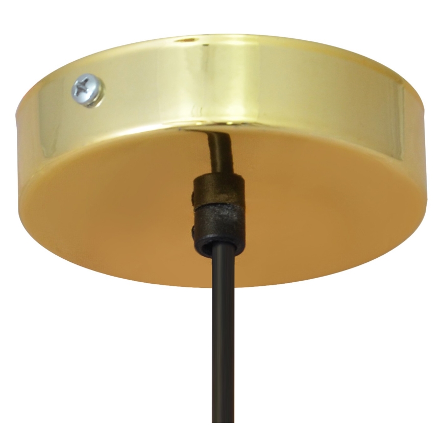 LED Candelabro suspenso BARS 1xGU10/4,8W/230V preto/dourado