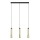 LED Candelabro suspenso BARS 3xGU10/4,8W/230V dourado