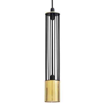 LED Candelabro suspenso BARS 3xGU10/4,8W/230V preto/dourado