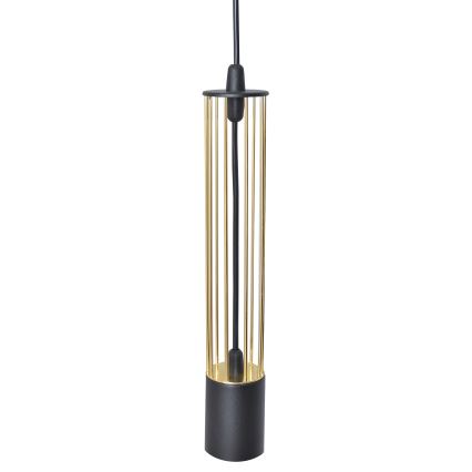 LED Candelabro suspenso BARS 3xGU10/4,8W/230V preto/dourado