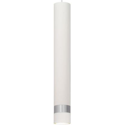 LED Candelabro suspenso TUBA 3xGU10/4,8W/230V branco/cromado mate