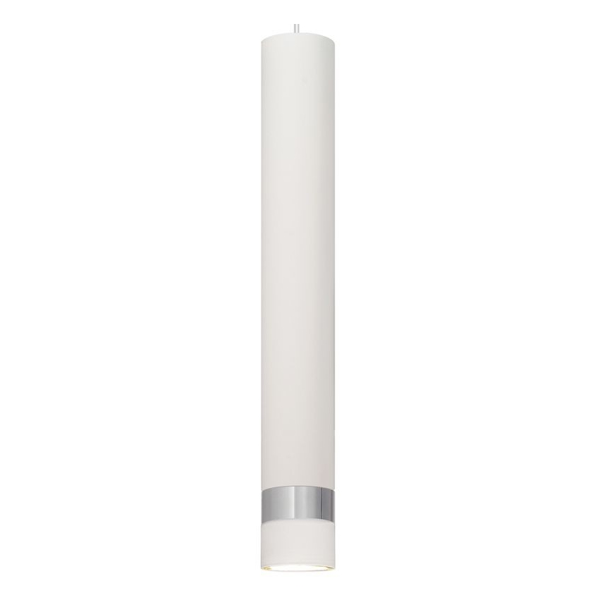 LED Candelabro suspenso TUBA 3xGU10/4,8W/230V branco/cromado mate