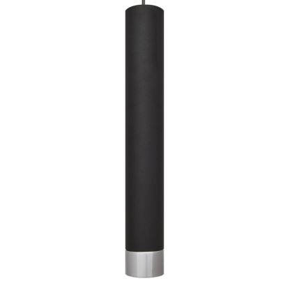 LED Candelabro suspenso TUBA 3xGU10/4,8W/230V preto/cromado mate