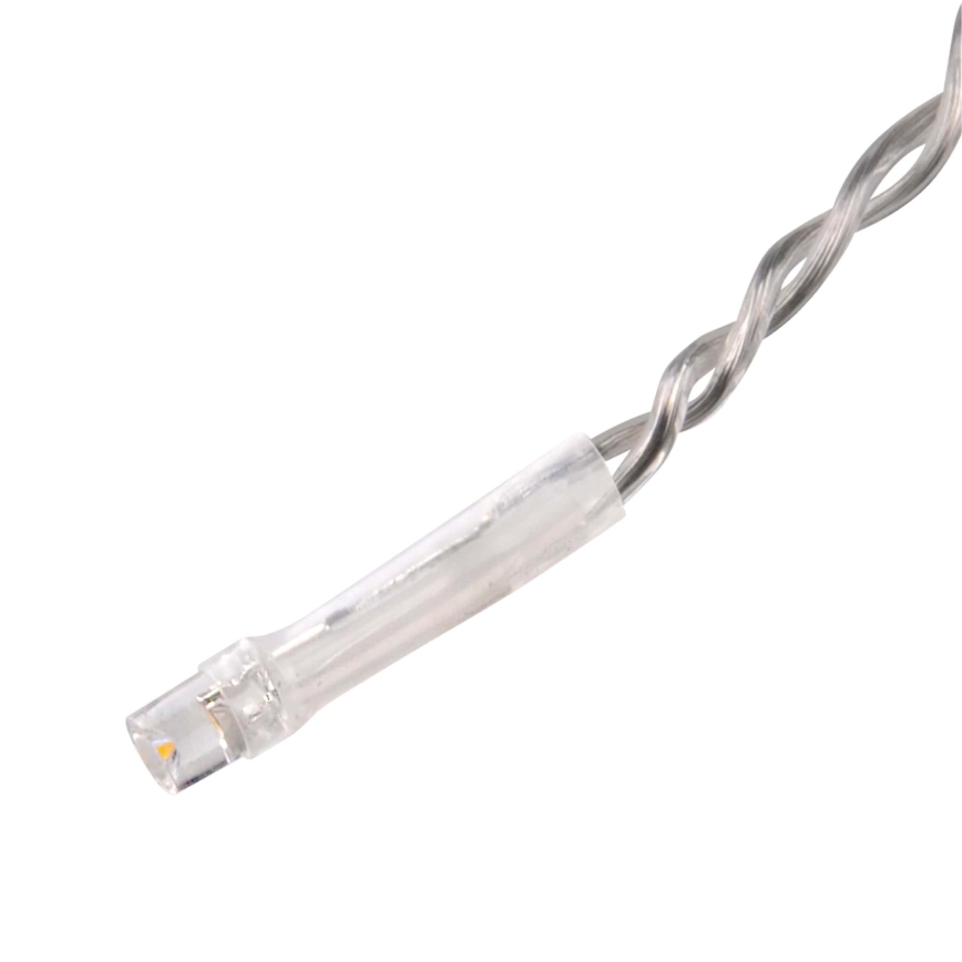 LED Cortina de Natal ESTELLA 47xLED/8 funções 3,5 m branco quente