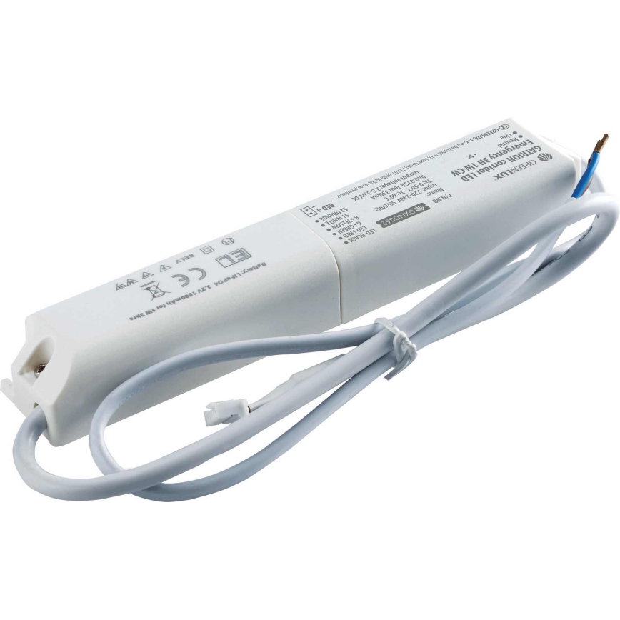 LED Emergência foco de encastrar GATRION LED/1W/230V 6000K