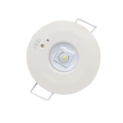 LED Emergência foco de encastrar LED/1,2W/230V 6000K