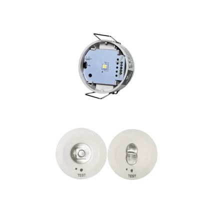 LED Emergência foco de encastrar LED/1,2W/230V 6000K