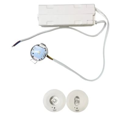 LED Emergência foco de encastrar LED/1,2W/230V 6000K