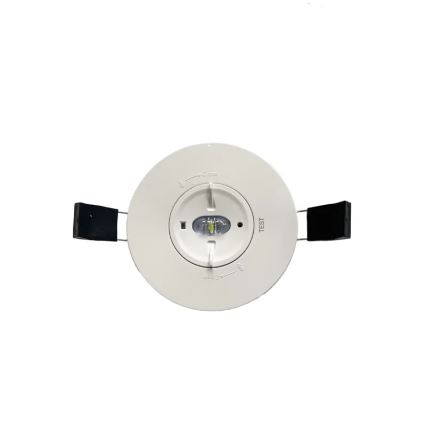 LED Emergência foco de encastrar LED/2W/230V 6000K