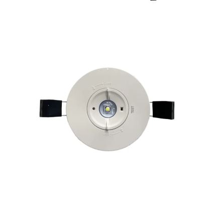 LED Emergência foco de encastrar LED/2W/230V 6000K