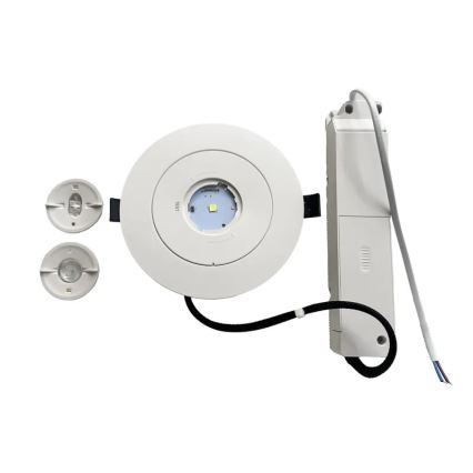 LED Emergência foco de encastrar LED/2W/230V 6000K