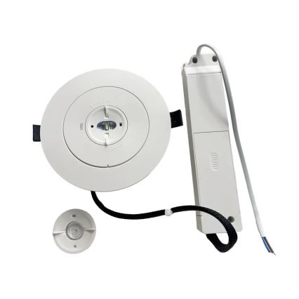 LED Emergência foco de encastrar LED/2W/230V 6000K