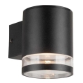 LED Exterior solar iluminação de parede com sensor LED/1W/3,7V 3000K IP54 preto
