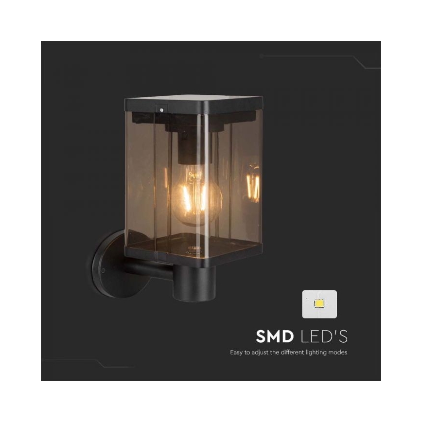 LED Exterior solar iluminação de parede com sensor LED/2,5W/3,7V 3000K IP54