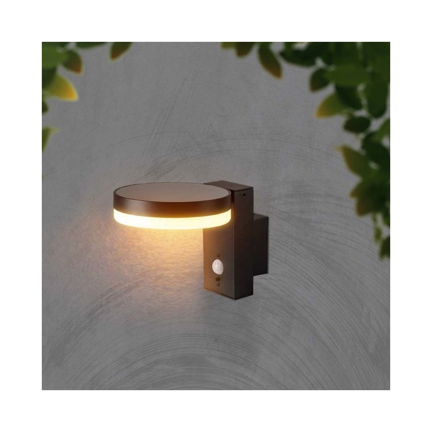 LED Exterior solar iluminação de parede com sensor LED/5,5W/3,7V 3000K IP54