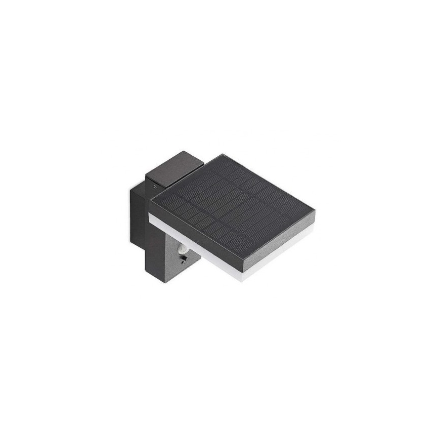 LED Exterior solar iluminação de parede com sensor LED/5,5W/3,7V 3000K IP54