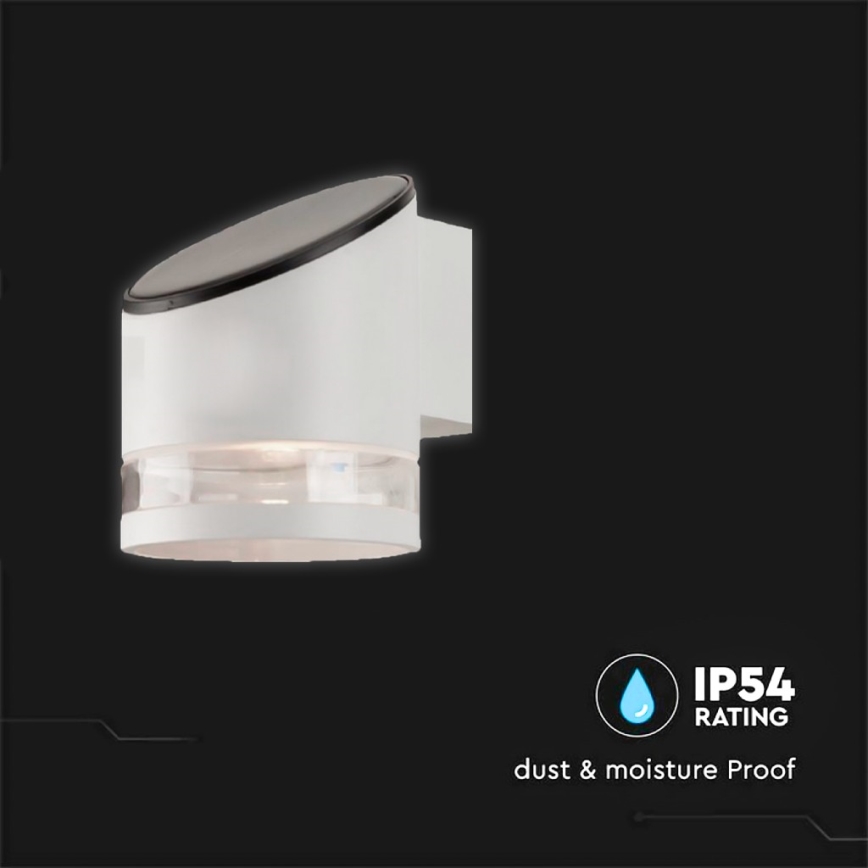 LED Exterior solar iluminação de parede LED/1W/3,7V 3000K IP54 branco