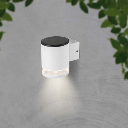 LED Exterior solar iluminação de parede LED/1W/3,7V 3000K IP54 branco