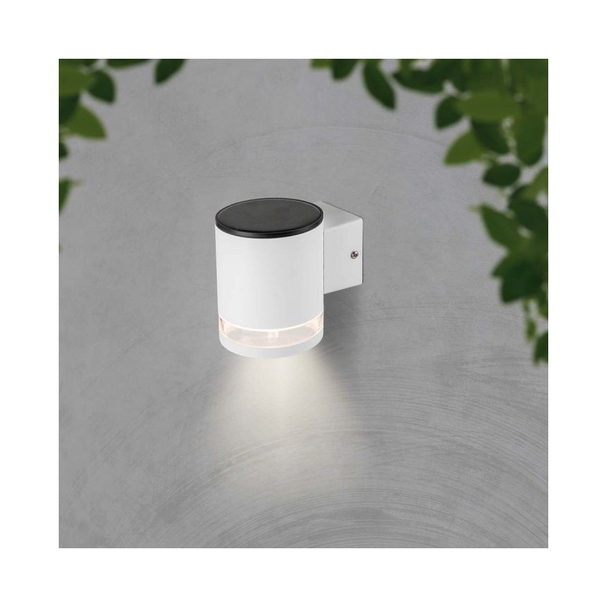LED Exterior solar iluminação de parede LED/1W/3,7V 3000K IP54 branco