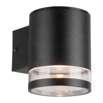 LED Exterior solar iluminação de parede LED/1W/3,7V 3000K IP54 preto