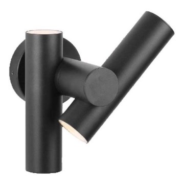 LED Exterior wall flexible foco 2xLED/3W/230V 4000K IP44 preto