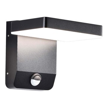 LED Exterior wall flexible iluminação com sensor LED/17W/230V IP65 3000K preto