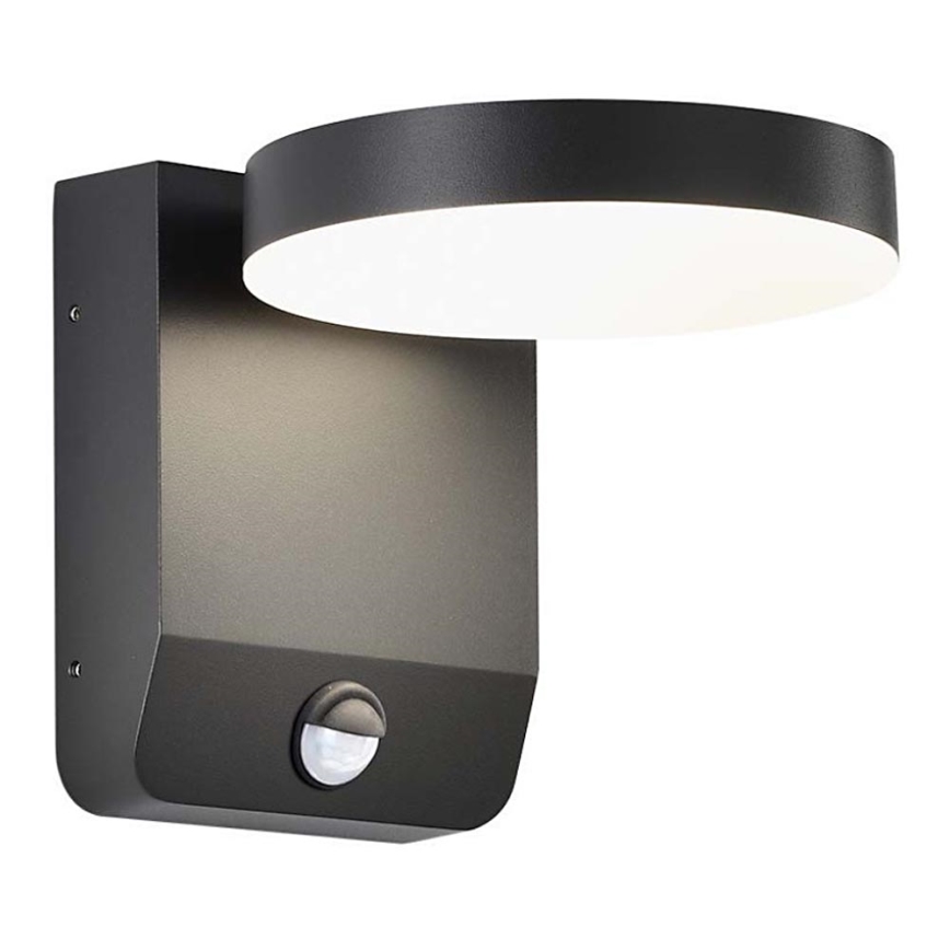 LED Exterior wall flexible iluminação com sensor LED/17W/230V IP65 3000K preto
