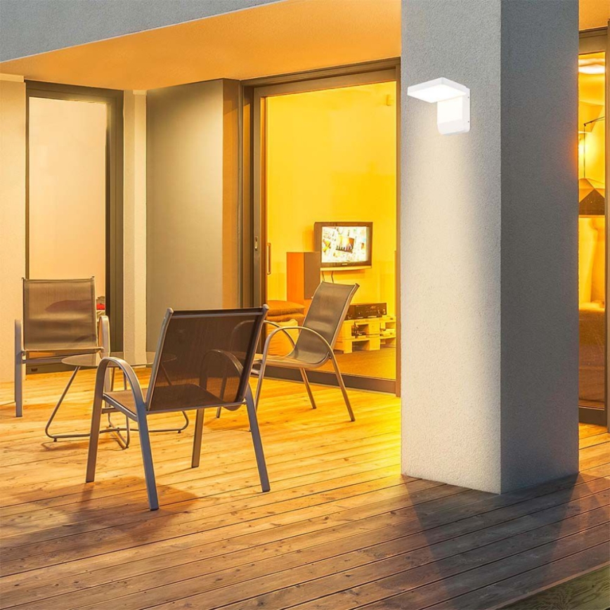 LED Exterior wall flexible iluminação LED/17W/230V IP65 4000K branco
