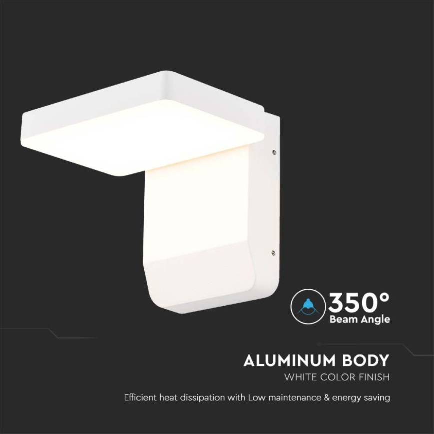LED Exterior wall flexible iluminação LED/17W/230V IP65 4000K branco