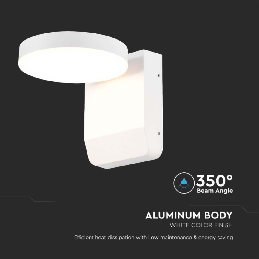 LED Exterior wall flexible iluminação LED/17W/230V IP65 4000K branco