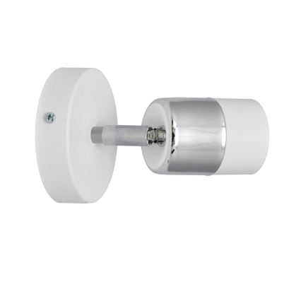 LED Foco de parede LED TUBSSON 1xGU10/4,8W/230V branco/cromado brilhante