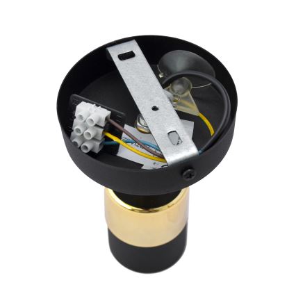 LED Foco de parede LED TUBSSON 1xGU10/4,8W/230V preto/dourada