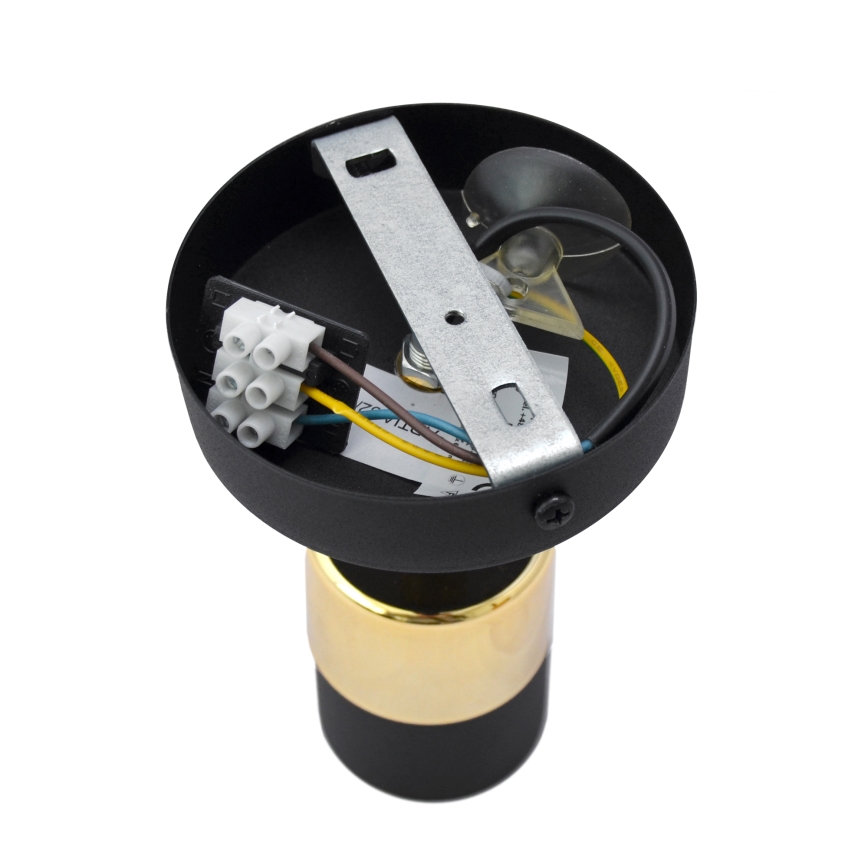 LED Foco de parede LED TUBSSON 1xGU10/4,8W/230V preto/dourada