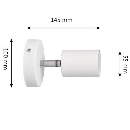 LED Foco de parede LED TUNE 1xGU10/4,8W/230V branco