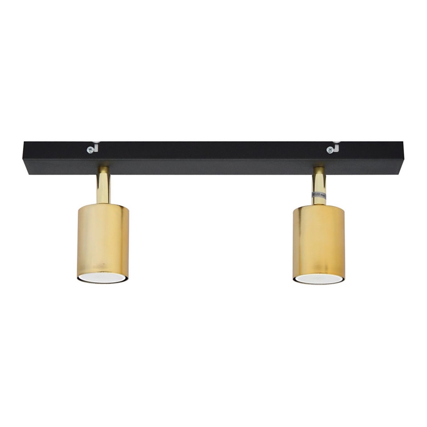 LED Foco TUNE 2xGU10/4,8W/230V dourado/preto