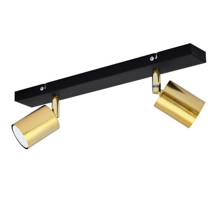 LED Foco TUNE 2xGU10/4,8W/230V dourado/preto