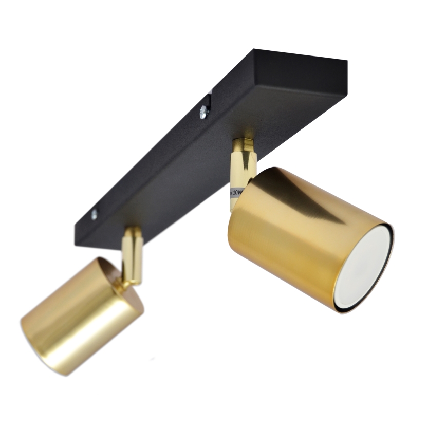 LED Foco TUNE 2xGU10/4,8W/230V dourado/preto