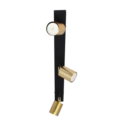 LED Foco TUNE 3xGU10/4,8W/230V dourado/preto