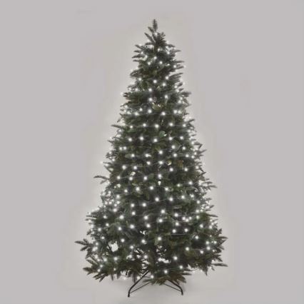 LED Guirlanda de Natal para exterior 480xLED/8 funções 53m branco frio IP44