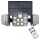 LED Holofote solar com um sensor de crepúsculo e movimento LED/20W/3,7V 1200 mAh IP44 + controlo remoto