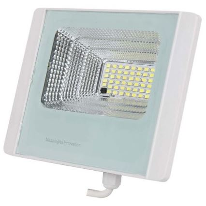 LED Holofote solar exterior LED/12W/3,2V IP65 4000K + controlo remoto