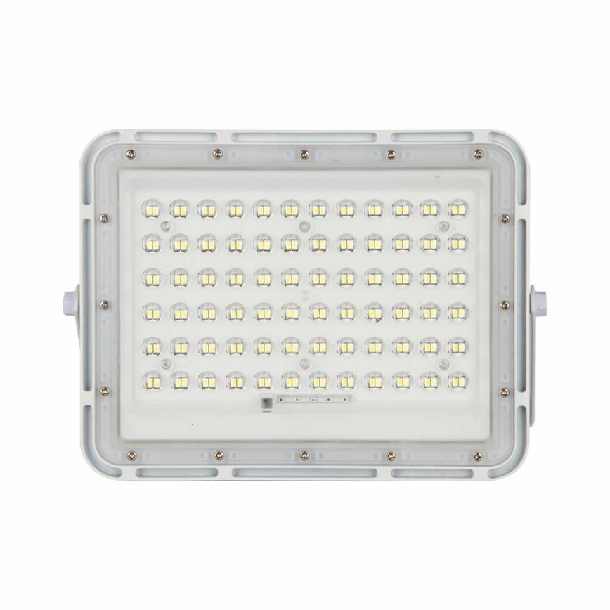 LED Exterior regulação solar holofote LED/15W/3,2V IP65 6400K branco + controlo remoto