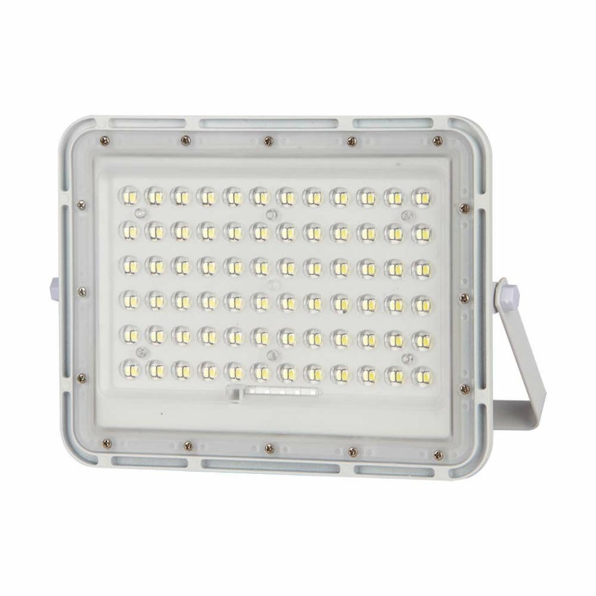 LED Exterior regulação solar holofote LED/15W/3,2V IP65 6400K branco + controlo remoto